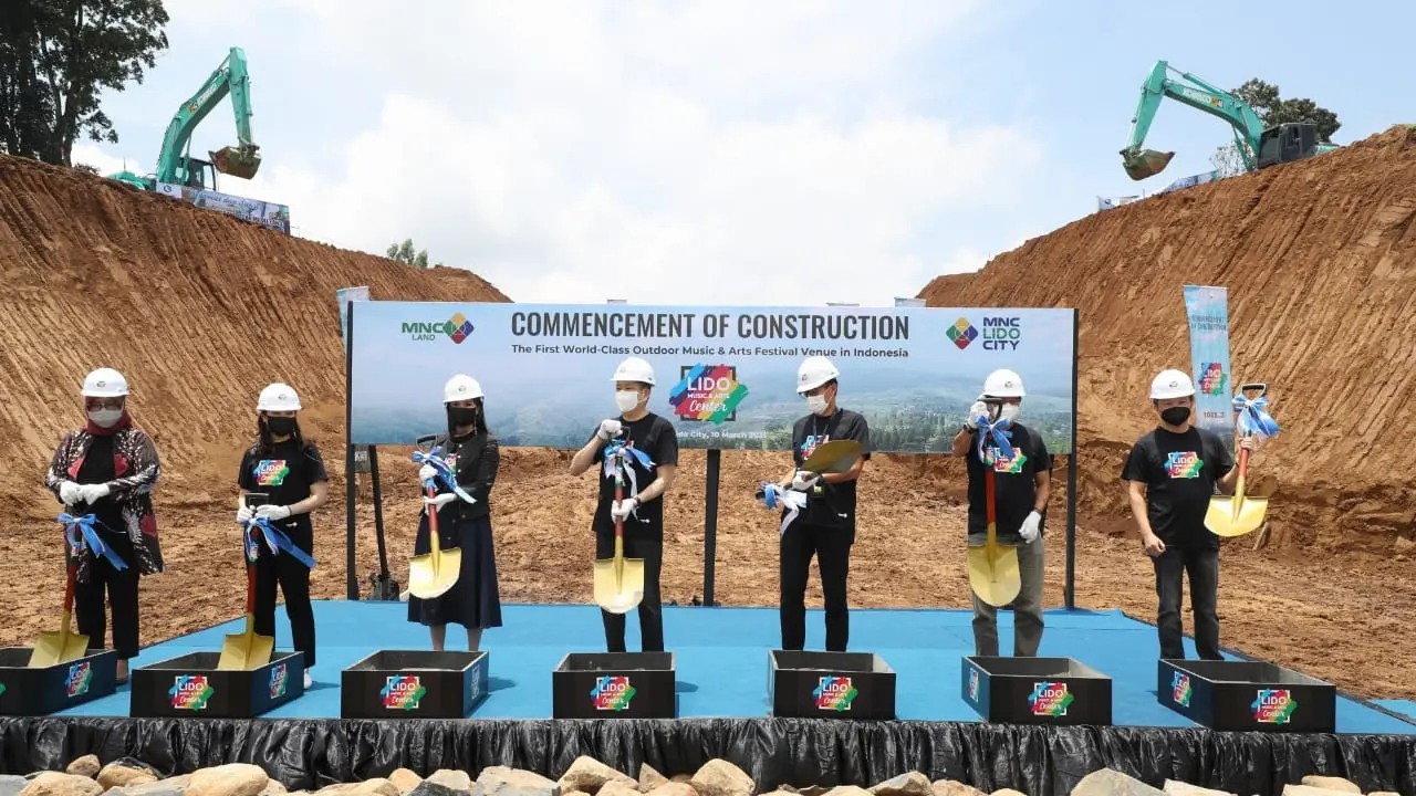Pembangunan Lido Music & Arts Center di MNC Lido City