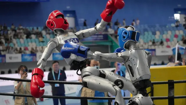 Ribuan Robot Humanoid Adu Kemampuan di Beijing