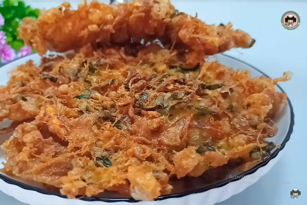 Telur Dadar Keriting