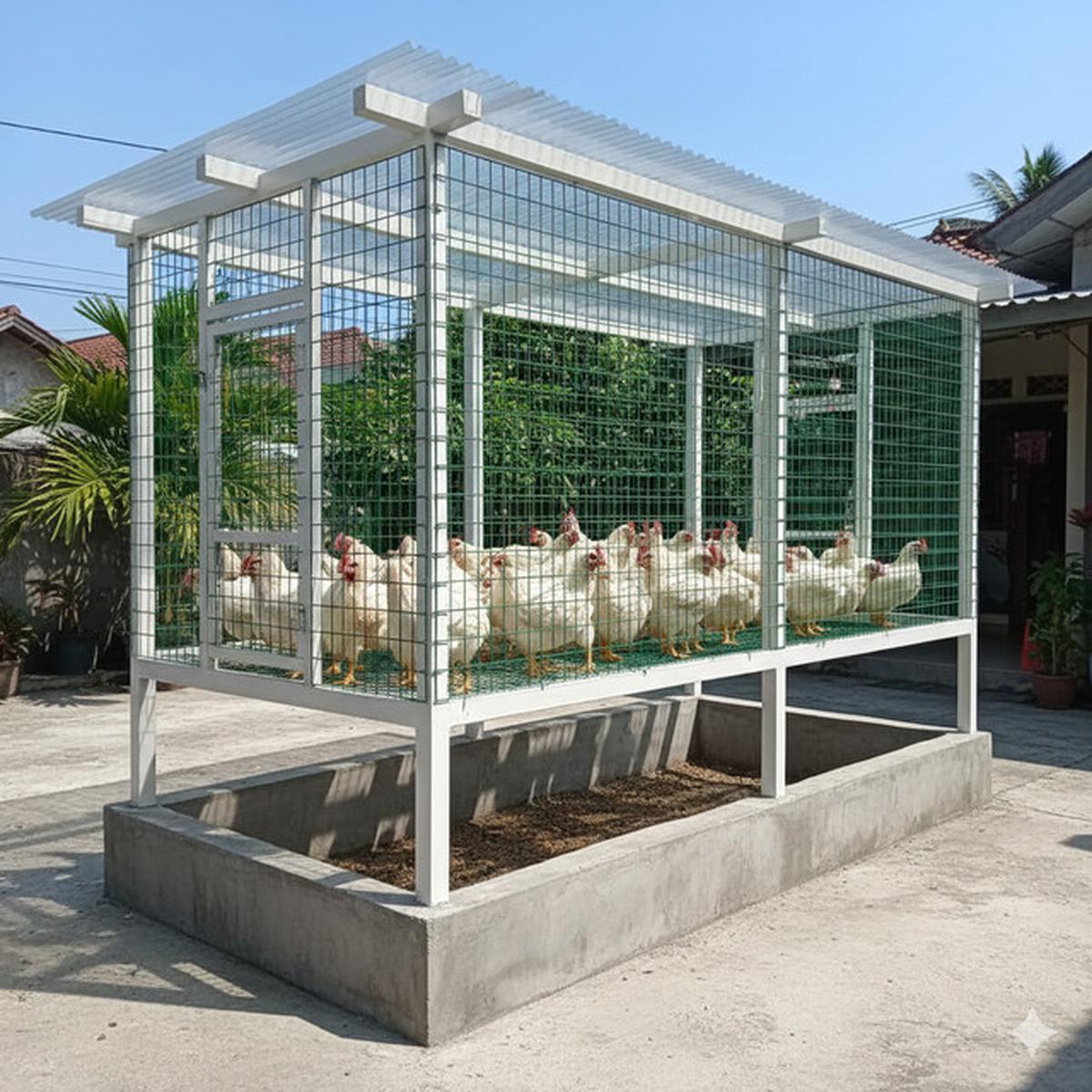 9 Desain Kandang Ayam Baja Ringan: Solusi Modern untuk Peternakan Rumahan