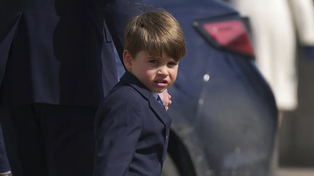 Pangeran Louis. (Yui Mok/Pool via AP)