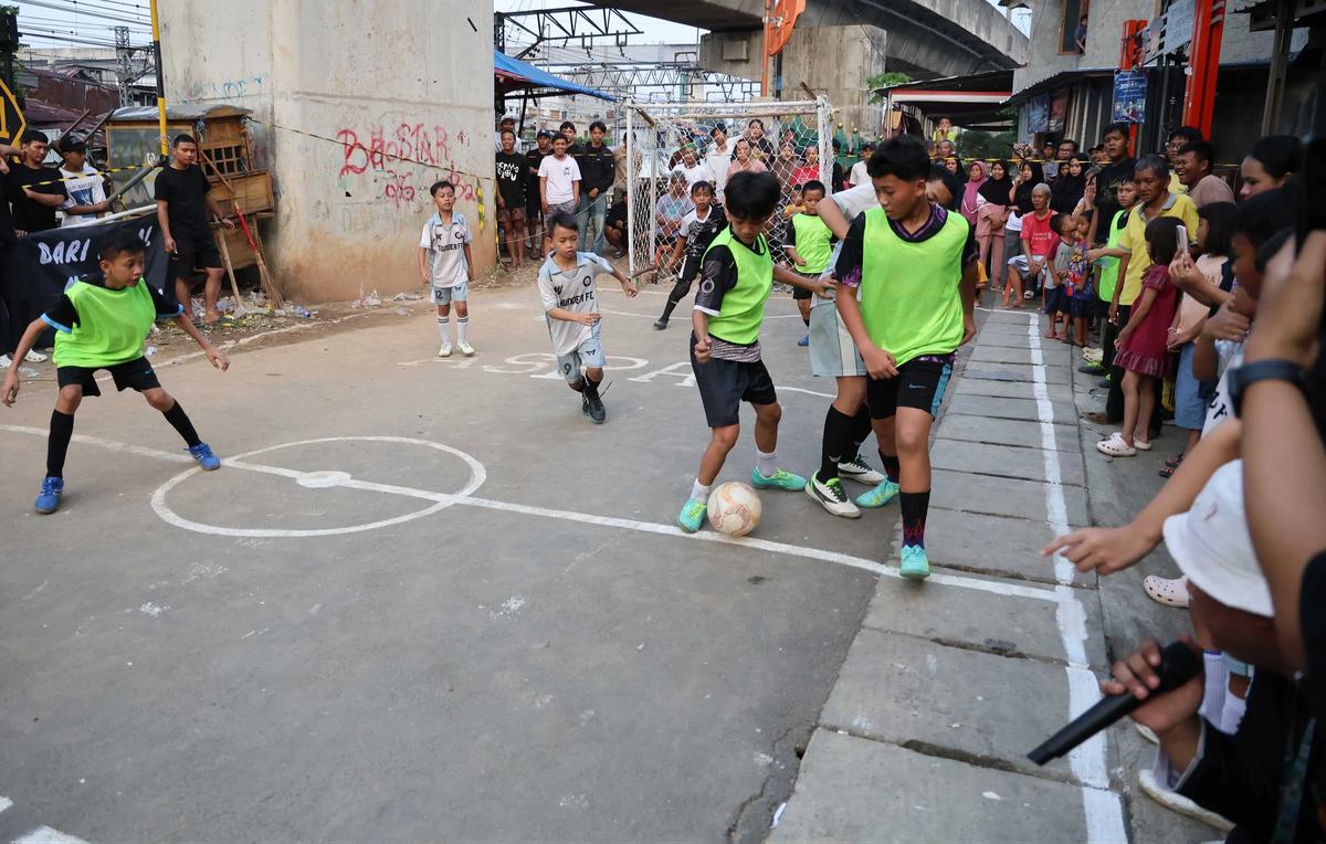FOTO: Liga Aspal U 13 Hidupkan Semangat Sepak Bola Anak di Menteng Jaya