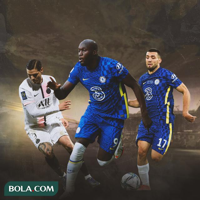 Ilustrasi - Mauro Icardi, Romelu Lukaku, Mateo Kovacic