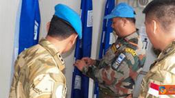 Citizen6, Adshit Al Qusayr: Tujuan Hygiene Inspection ini untuk mengontrol tingkat kebersihan fasilitas yang ada di markas satuan jajaran UNIFIL. (Pengirim: Badarudin Bakri)