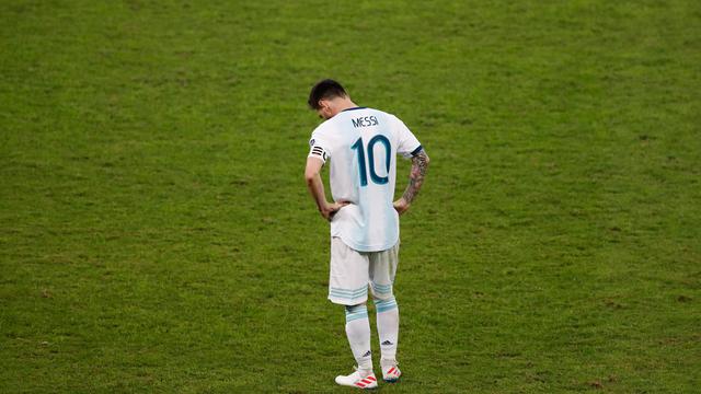 Wajah Lesu Messi Usai Argentina Dihajar Brasil