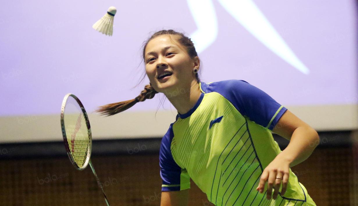 Tahun 2013 Gronya Sumerville mengikuti ajang Piala Sudirman mewakili Australia di Malaysia. (Bola.com/Nicklas Hanoatubun)