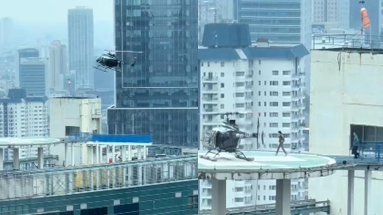 Helikopter Jemput Wanita Berkelas di Atas Gedung Pencakar Langit, Sosok Putri Konglomerat Berharta Rp25 Triliun Jadi Sorotan
