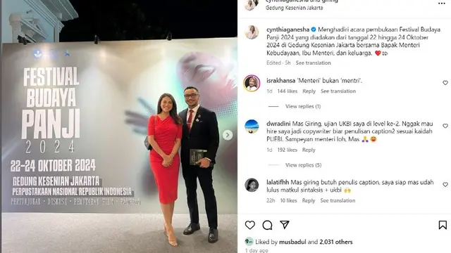 Kenapa Warganet Banyak yang Ingin Beri Pelajaran Bahasa Indonesia Buat Giring Ganesha?