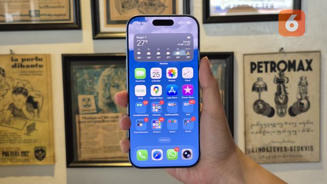 iPhone 17. (Liputan6.com/ Yuslianson)