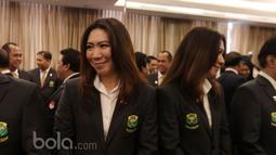 Susi Susanty masuk dalam kepengurusan PBSI sebagai Kepala Bidang Prestasi Bulutangkis Indonesia. (Bola.com/Nicklas Hanoatubun)
