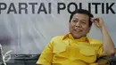 Caketum Golkar Setya Novanto saat diskusi "Babak Baru Partai Politik di Indonesia", Jakarta, Rabu (4/5). Setya Novanto mengaku siap mengembalikan kejayaan partai berlambang pohon beringin. (Liputan6.com/Johan Tallo)