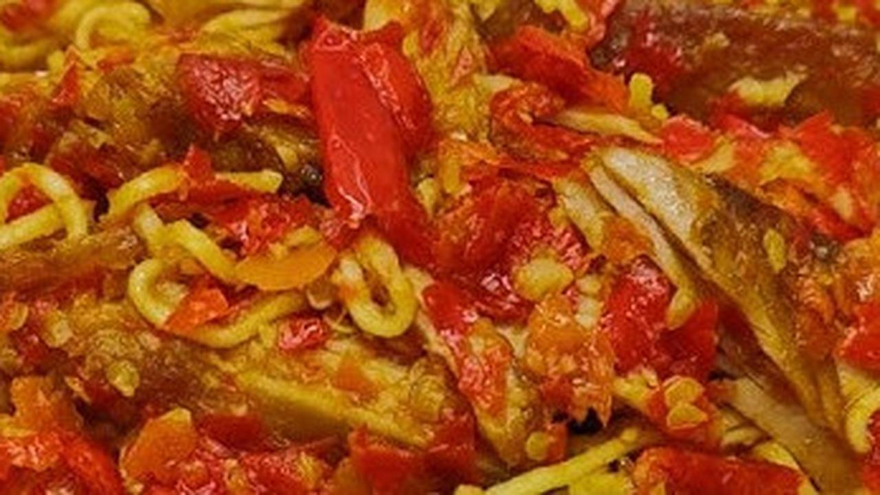 Resep Mie Ikan Laut Pedas, Menu Viral yang Super Menggugah Selera