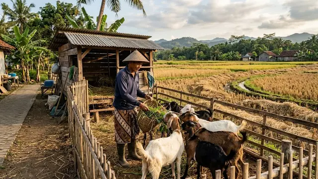Ternak Modal Kecil Setelah Panen Padi