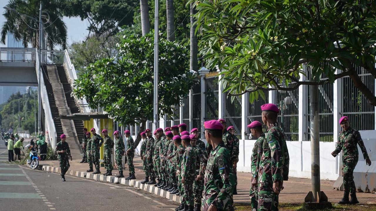 FOTO: Paska Demo Anarkis, TNI  Perketat Pengamanan Ibukota Jakarta