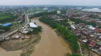Banjir di Pondok Gede Permai. (Liputan6.com/Balgo Marbun)
