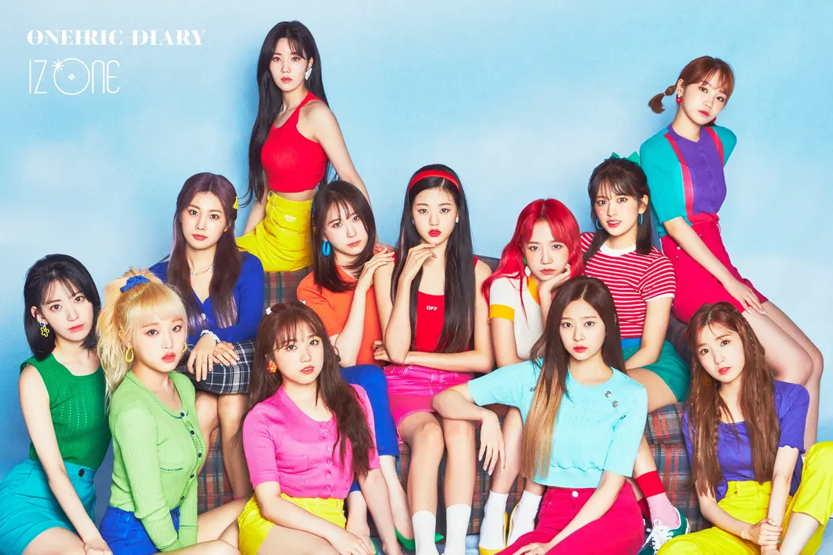 Iz*One. (Off The Record Entertainment/ Swing Entertainment via Soompi)