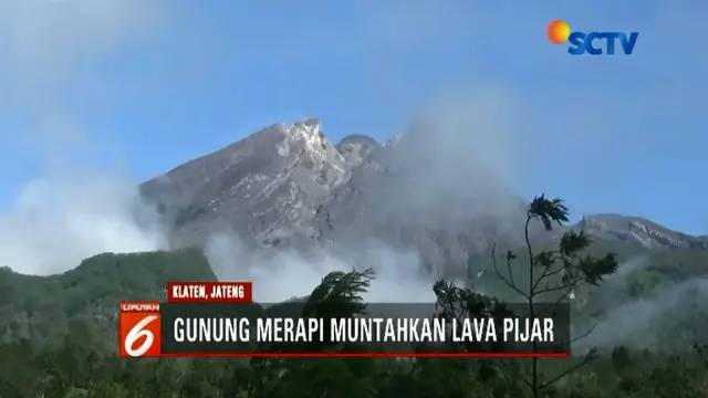 Aktivitas Gunung Merapi pada Senin (17/12) pagi kembali normal setelah sebelumnya luncurkan lava pijar.