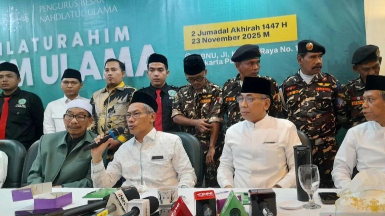 Gus Yahya Sambut Seruan Islah Para Kiai Sepuh Usai Pertemuan Forum Masyayikh di Ploso
