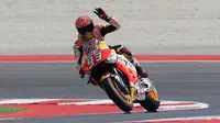 Kualifikasi MotoGP Aragon: Marquez Raih Pole, Rossi Posisi Ke-6