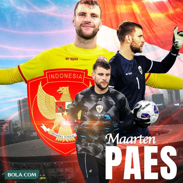 Timnas Indonesia - Ilustrasi Maarten Paes