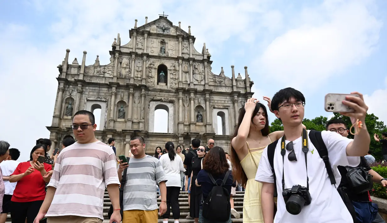 China telah memulai liburan terpanjang tahun ini. (Peter PARKS/AFP)
