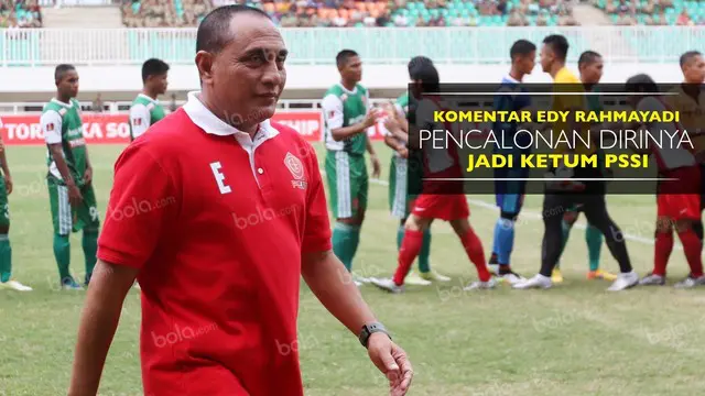 Komentar Edy Rahmayadi soal Pencalonan Dirinya Jadi Ketum PSSI