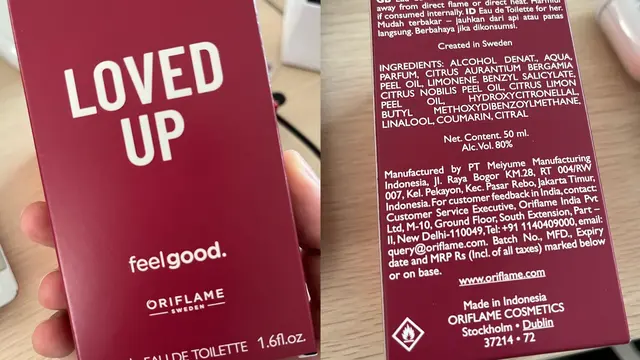 Love Up, wewangian terbaru Oriflame. (Dok: Liputan6.com/dyah)