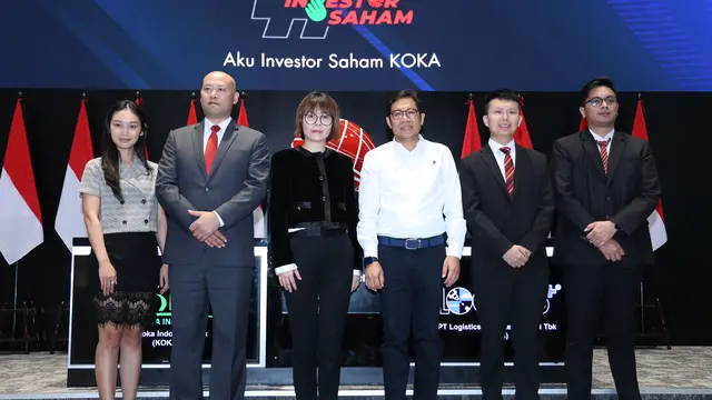 Pencatatan saham perdana PT Koka Indonesia Tbk (KOKA) pada Rabu, (11/10/2023). (Foto: BEI)