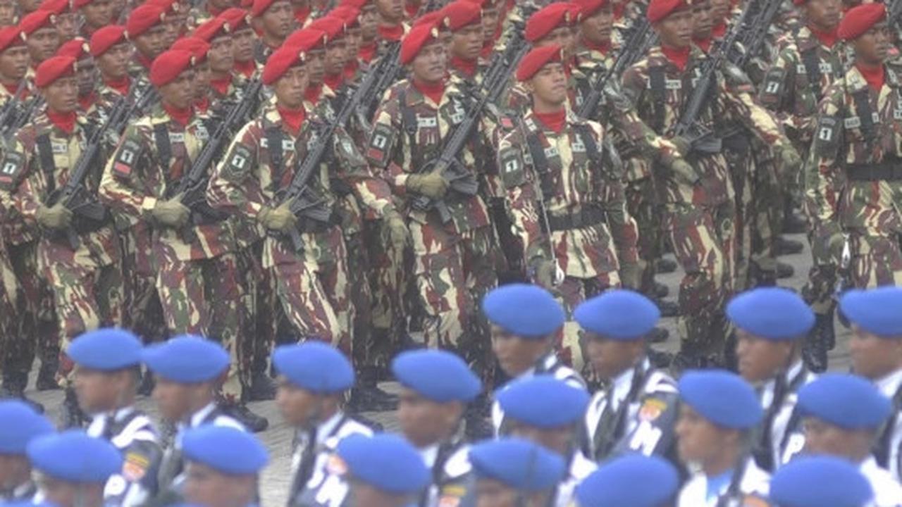 Aksi tiga pasukan elit di HUT TNI ke-70