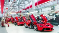 Pabrik Ferrari sedang memproduksi LaFerrari. (Grand Prix 247)