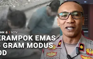 Perampokan Emas 95 Gram Bermodus COD