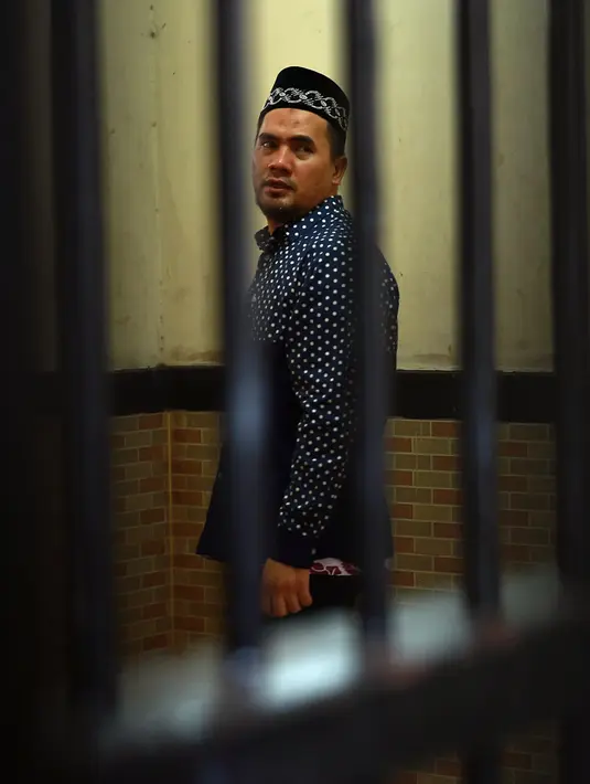 Pengakuan mengejutkan Saipul Jamil. Saipul mengaku sempat berpikir mengakiri hidup lantaran kasus yang menderanya dan pengapnya tahanan di Polsek. (Deki Prayoga/Bintang.com)