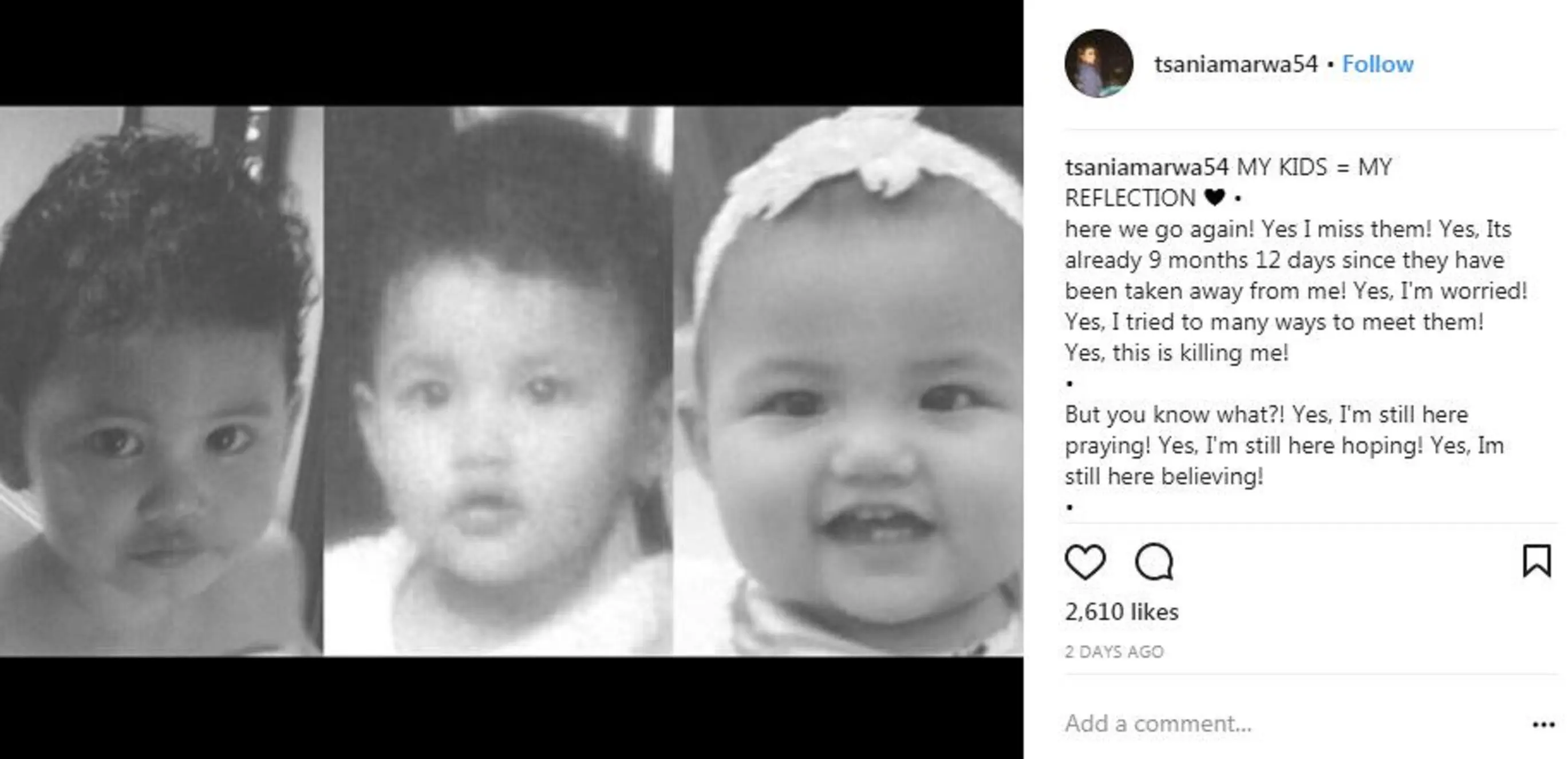 Tsania Marwa mengunggah foto anak-anaknya (Instagram/@tsaniamarwa54)