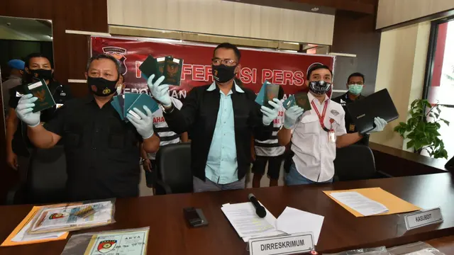 Penanganan tindak pidana perdagangan orang yang telah mengakibatkan meninggalnya Warga Negara Indonesia (WNI) telah sampai dengan penetapan tersangka. (Foto: Liputan6.com/Ajang Nurdin)