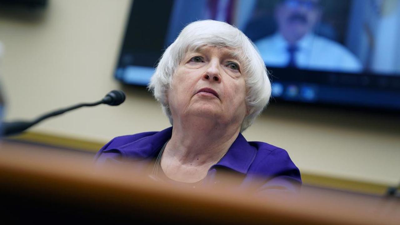 Menteri Keuangan AS Janet Yellen dalam sesi House Financial Services Committee. (AP)