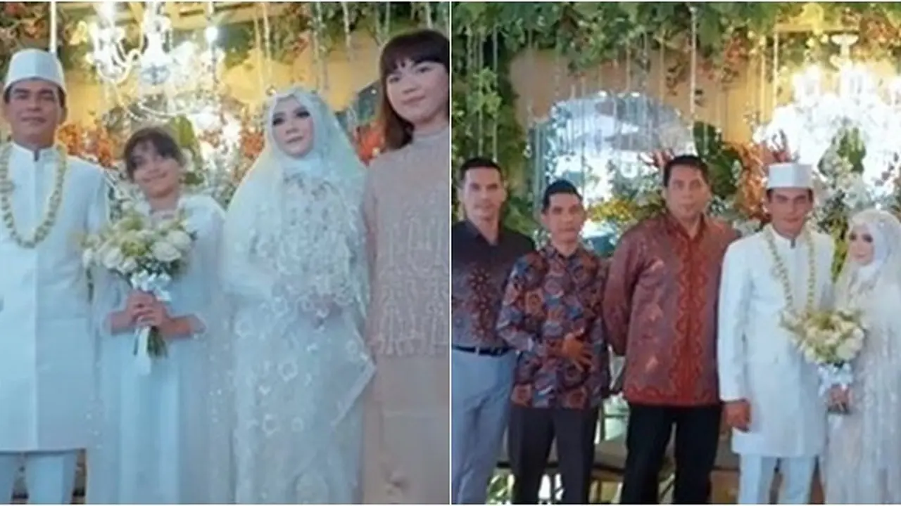 7 Potret Anak-Anak dan Keluarga Teddy Syach di Momen Pernikahan, Ikut Berbahagia