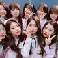 Tampil di Super K-pop Festival 2019, Fromis_9 dapat sesuatu dar fans Indonesia.