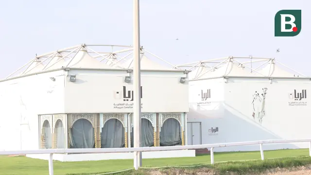 Studi Televisi di Al-Shahaniya Camel Racetrack