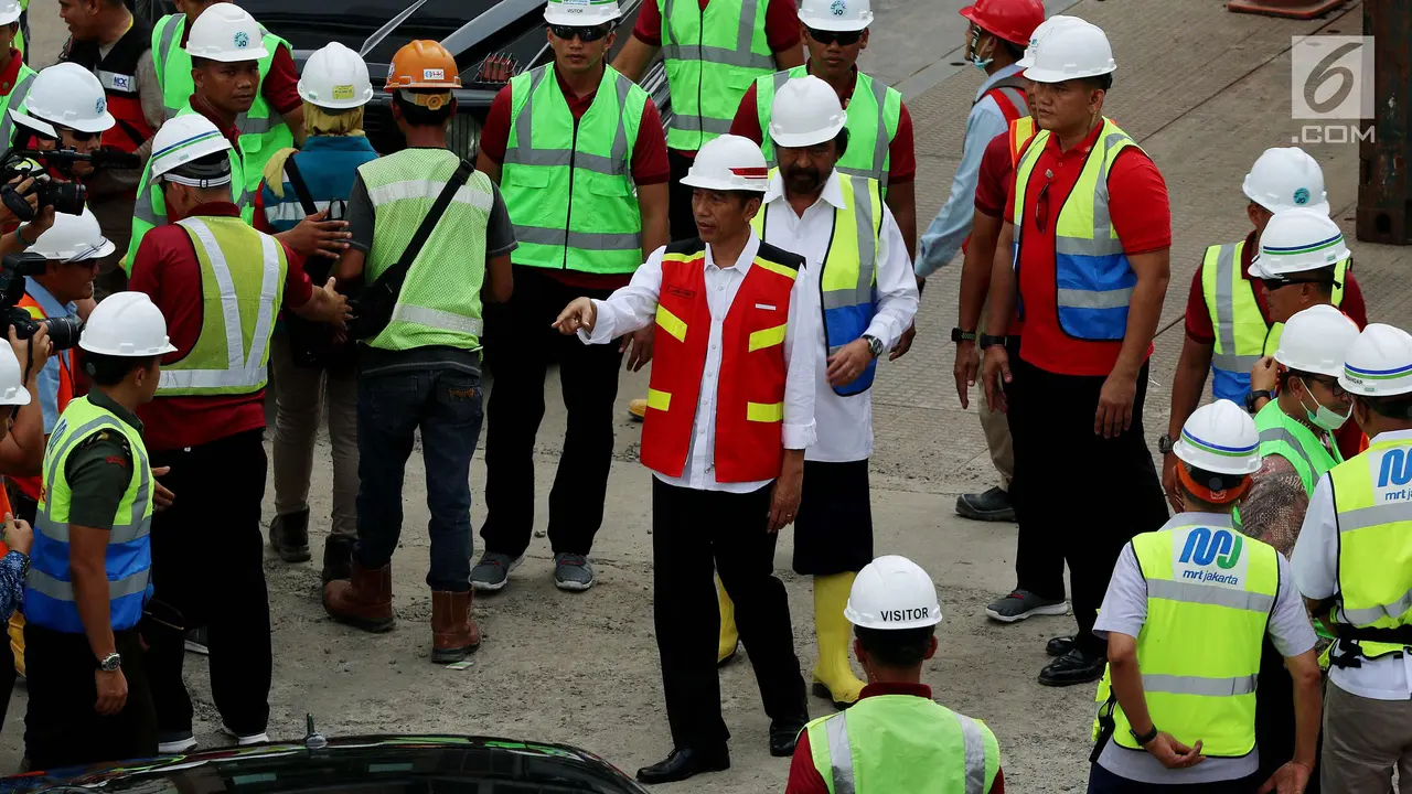 Jokowi Tinjau MRT