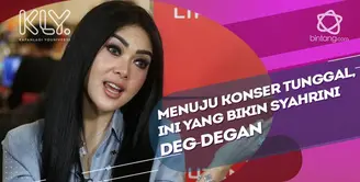 Syahrini mengaku ada hal yang membuatnya deg-degan jelang konser.