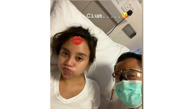 6 Potret Terbaru Salmafina Sunan yang Jalani Perawatan, Dua Organ Terinfeksi