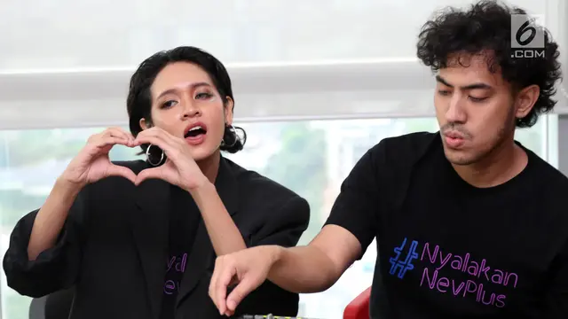 Grup band elektronik musik, NEV Plus saat media visit di Liputan 6