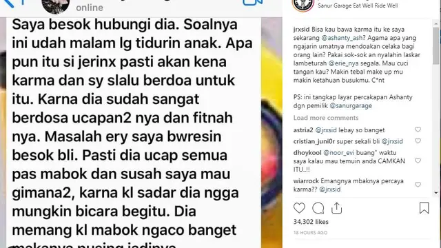 Jerinx SID vs Ashanty