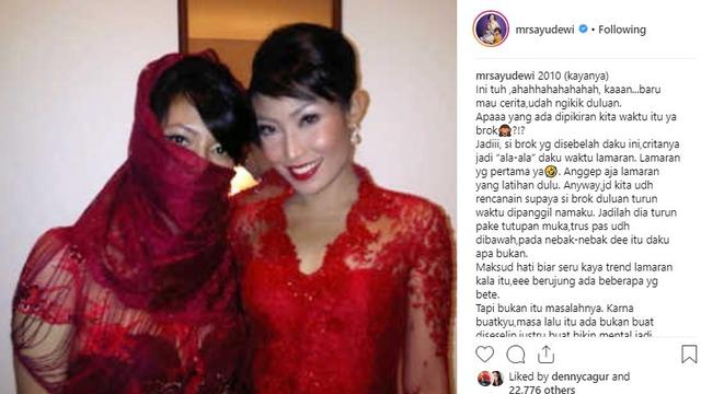 Ayu Dewi dan Sahabatnya