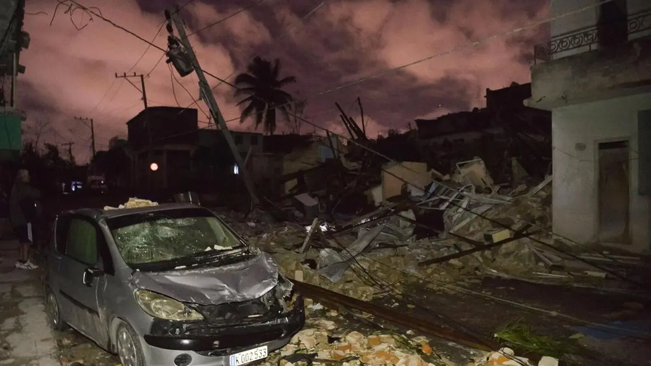 Kerusakan akibat tornado di Kuba (AFP Photo)