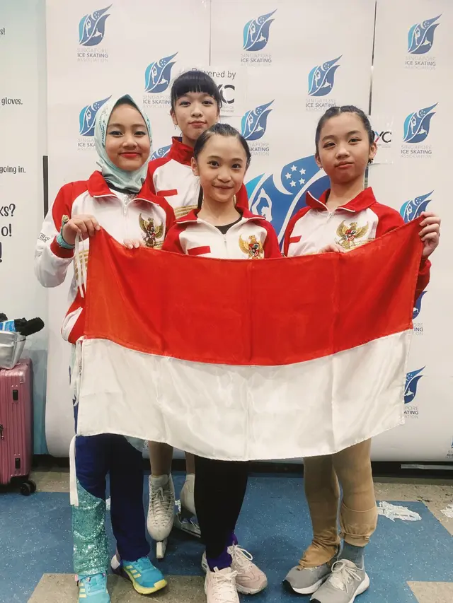 Malaika Khadija Fatiha di ajang SEA Open Trophy 2022 di Singapura, September 2022. (Foto: Dok. Koleksi Pribadi Ippho Santosa)