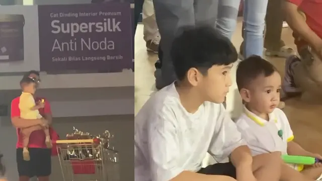 Raffi Ahmad, Rafathar, dan Rayyanza atau Cipung. (Instagram/ sctv)