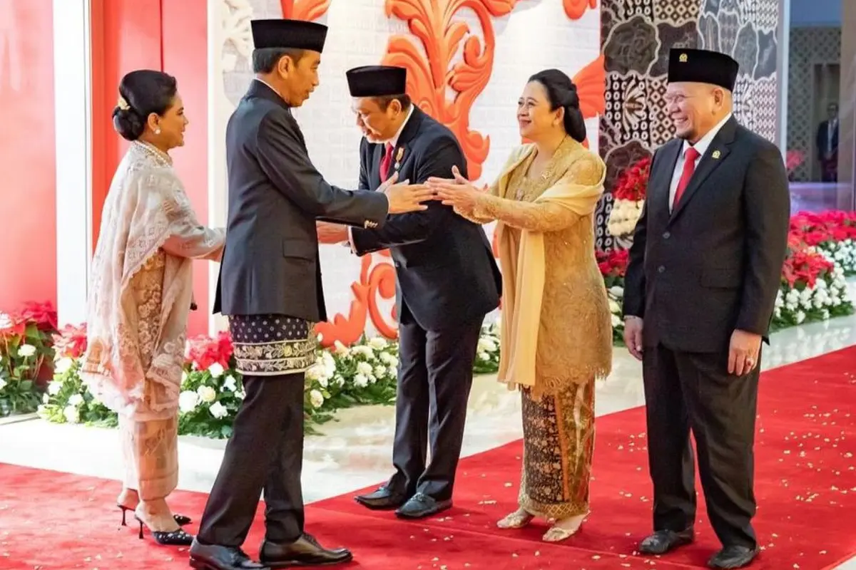 Adu Kebaya Iriana Jokowi dengan Puan Maharani di Sidang Tahunan MPR RI