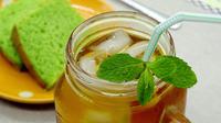 Ilustrasi es teh lemon mint./Copyright pixabay.com
