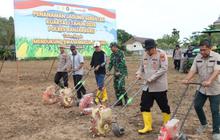 Polres Banjarbaru Ubah Lahan Tidur Jadi Kebun Jagung, Perkuat Ketahanan Pangan Nasional